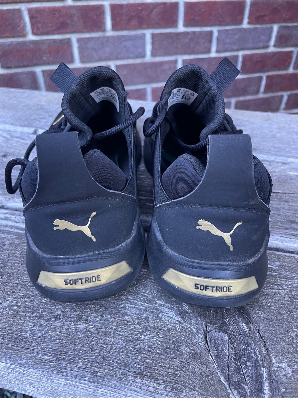 Puma | Softride | Enzo | NXT Running Shoes | Black/Gold | Size 9 - Picture 4 of 15